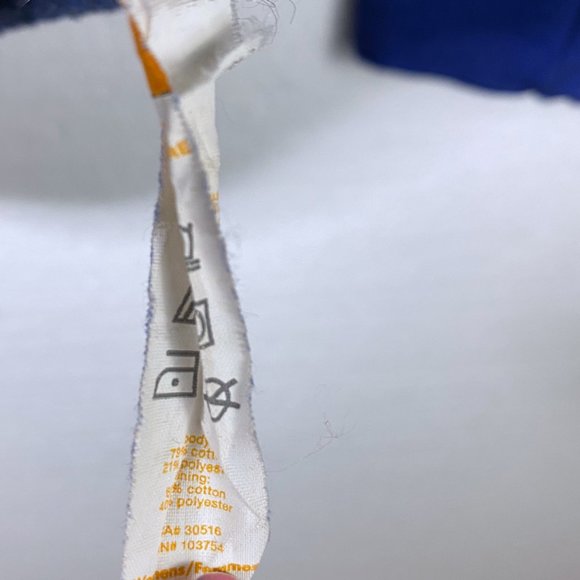 Lucy Medium Blue Cowl Funnel Neck Pullover Hoodie - Picture 9 of 9